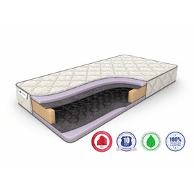 Матрас Eco Foam BS-120, размер 90х190 см, высота 18 см, жаккард