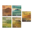 Тетрадь 48 листов клетка Erich Krause "Италия", микс, обложка из мелованного картона плотностью 190 г/м2 - Фото 1