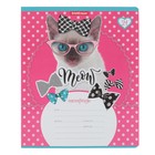 Тетрадь 24 листа линейка Erich Krause Cool Cat, микс, обложка из мелованного картона плотностью 170 г/м2 - Фото 2