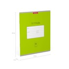 Тетрадь 18 листов в клетку ErichKrause Bright «Классика», обложка мелованный картон, зелёная - Фото 4