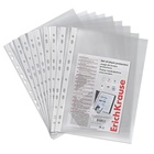 Файл - вкладыш ErichKrause Fizzy Clear, А4, 30 мкм, прозрачный, тиснение «апельсиновая корка», вертикальный, вмещает до 50 листов, 100 штук - Фото 7