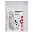 Файл - вкладыш ErichKrause Fizzy Clear, А4, 30 мкм, прозрачный, тиснение «апельсиновая корка», вертикальный, вмещает до 50 листов, 100 штук - Фото 8