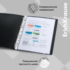 Файл - вкладыш ErichKrause Standard Plus, А4, 40 мкм, тиснение, вертикальный, 10 штук - Фото 4