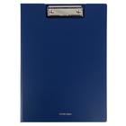Папка-планшет с зажимом А4, 1.3 мм, ErichKrause Matt Classic, пластиковая, с внутренним карманом, синий - фото 8430757