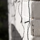 УЦЕНКА Гирлянда «Бахрома», 3×0.5 м, IP20, 80 LED, 220 В, 8 режимов, тёмная нить, свечение мульти - Фото 10