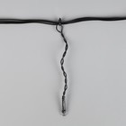 УЦЕНКА Гирлянда «Бахрома», 3×0.5 м, IP20, 80 LED, 220 В, 8 режимов, тёмная нить, свечение мульти - Фото 11