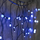 УЦЕНКА Гирлянда «Бахрома», 3×0.5 м, 80 LED, 220 В, 8 режимов, свечение синее - Фото 8
