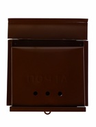 Ящик почтовый без замка (с петлёй), горизонтальный «Письмо», коричневый - Фото 14