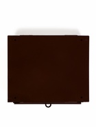 Ящик почтовый без замка (с петлёй), горизонтальный «Письмо», коричневый 3947003