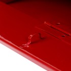 Ящик почтовый с щеколдой, горизонтальный «Письмо», красный - фото 9804653