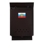 Ящик почтовый без замка (с петлёй), вертикальный, «Почта», коричневый - Фото 3