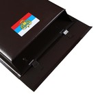 Ящик почтовый без замка (с петлёй), вертикальный, «Почта», коричневый - Фото 4