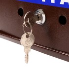 Ящик почтовый с замком, вертикальный, «Почта», коричневый - Фото 11