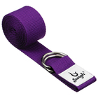 Ремень для йоги Sangh, 180х4 см, цвет фиолетовый - Фото 11