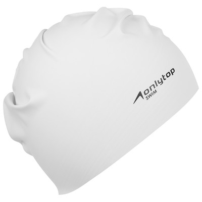 Шапочка для плавания взрослая ONLYTOP Swim, резиновая, обхват 54-60 см, МИКС