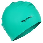 Шапочка для плавания взрослая ONLYTOP Swim, резиновая, обхват 54-60 см, цвета МИКС - фото 8430868