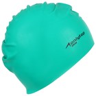 Шапочка для плавания взрослая ONLYTOP Swim, резиновая, обхват 54-60 см, цвета МИКС - фото 3826374
