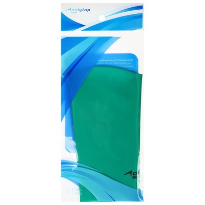Шапочка для плавания взрослая ONLYTOP Swim, резиновая, обхват 54-60 см, МИКС