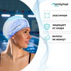 Шапочка для плавания взрослая ONLYTOP Swim, силиконовая, обхват 54-60 см, цвета МИКС - Фото 2