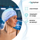 Шапочка для плавания взрослая ONLYTOP Swim, силиконовая, обхват 54-60 см, цвета МИКС - Фото 2
