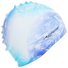 Шапочка для плавания взрослая ONLYTOP Swim, силиконовая, обхват 54-60 см, цвета МИКС - фото 8430898