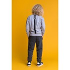 Толстовка для мальчика MINAKU Magic, рост 128-134 см, цвет серый - Фото 3