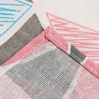 Набор Доляна «Мозаика», скатерть 145х200 см, салфетки 40х40 см - 4шт, рогожка - Фото 9