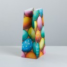 Пакет подарочный без ручек «Счастливого праздника!», 10 × 19.5 × 7 см - Фото 2
