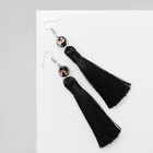 Серьги ассорти «Кисти» муранское стекло, цвет чёрный, L кисти 8.5 см - Фото 1