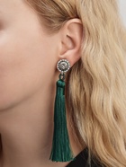 Клипсы для ушей QF «Кисти», цвет изумрудный, L кисти 7 см - Фото 2