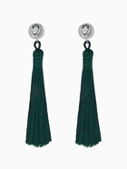 Клипсы для ушей QF «Кисти», цвет изумрудный, L кисти 7 см - Фото 5