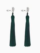 Клипсы для ушей QF «Кисти», цвет изумрудный, L кисти 7 см - Фото 6