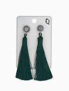 Клипсы для ушей QF «Кисти», цвет изумрудный, L кисти 7 см - Фото 7