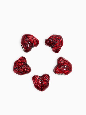 Талисман «Сердце», красный (комплект 5 шт)