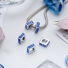 Разделитель "Кубик", цвет синий в серебре - Фото 1