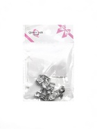 Шарм подвеска «Кубик», белый в серебре - Фото 5