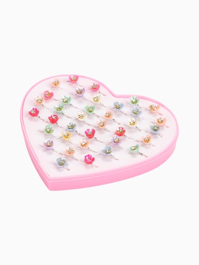 Кольцо «Выбражулька. Орхидея», МИКС в серебре, безразмерное