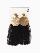 Серьги ассорти «Кисти» хинди, цвет чёрный в золоте, L кисти 6.5 см - Фото 4