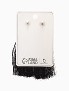 Серьги ассорти «Кисти» хинди, цвет чёрный в золоте, L кисти 6.5 см - Фото 5