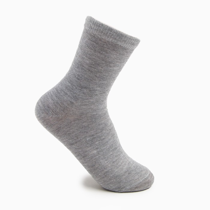 Носки женские, цвет серый, размер 23-25 - Фото 1