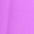 Бумага гофрированная 0,25 х 1,25 м, светло сиреневый-сиреневый - Фото 2