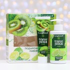 Подарочный набор Original Juice №1490 киви-лайм: Мыло для рук, 320 мл + Бальзам для рук, 100 мл - фото 22954920
