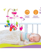 Мобиль музыкальный на кроватку «Полянка», на батарейках, Крошка Я - Фото 3