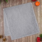 Махровое полотенце «Серебро» (вид1) 30×60 см, 100% хлопок, 340 г/м² - Фото 2