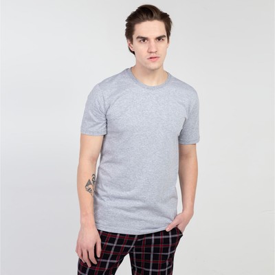 Футболка мужская, цвет серый, размер 64