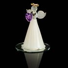 Сувенир стекло "Ангел в белом с сердечком" 7,5 см - Фото 4