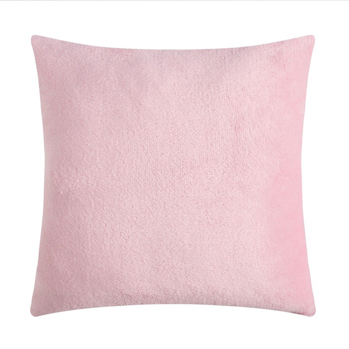 Наволочка декоративная «Этель», размер 40х40 см, розовый, 100% п/э