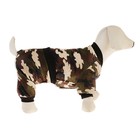 Комбинезон для собак на меховом подкладе с капюшоном, размер S - Фото 2