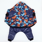 Комбинезон для собак «Камуфляж», на меховом подкладе, размер M (ДС 26, ОШ 32, ОГ 44 см) - Фото 12