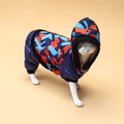 Комбинезон для собак «Камуфляж», на меховом подкладе, размер M (ДС 26, ОШ 32, ОГ 44 см) - Фото 6